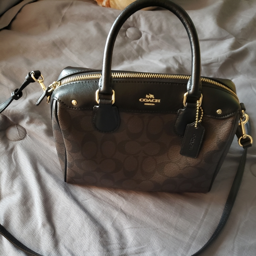 Coach Signature Mini Bennett Crossbody Satchel